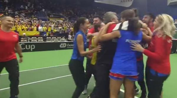 romania semifinalele fed cup punctul decisiv a fost adus de cuplul irina begu monica niculescu
