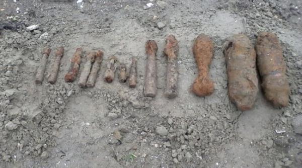 elemente de munitie din al doilea razboi mondial gasite la piatra olt