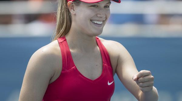 eugenie bouchard adversara simonei halep in turul al doilea la dubai