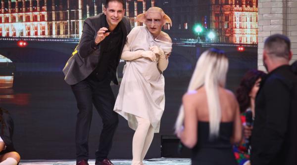 spiridusul dobby din harry potter vine la scena misterelor este o masca de silicon pentru film care costa intre 10 000 si 20 000 de dolari