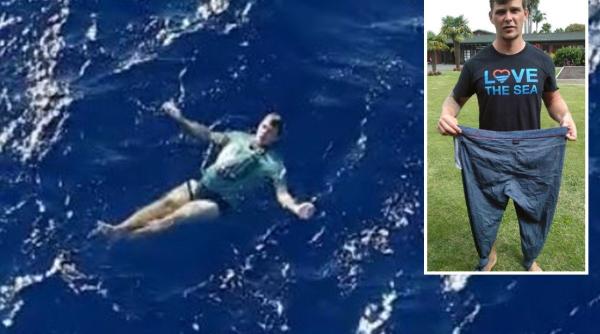 un german a scapat de la inec dupa ce si a folosit pantalonii pe post de colac de salvare