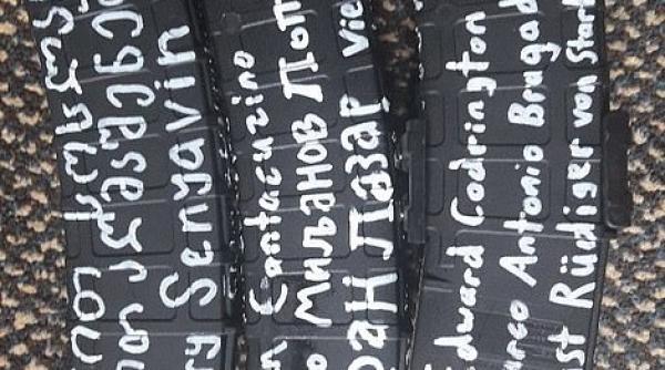 numele lui serban cantacuzino apare scris pe incarcatorul armei unuia dintre atacatorii de la christchurch