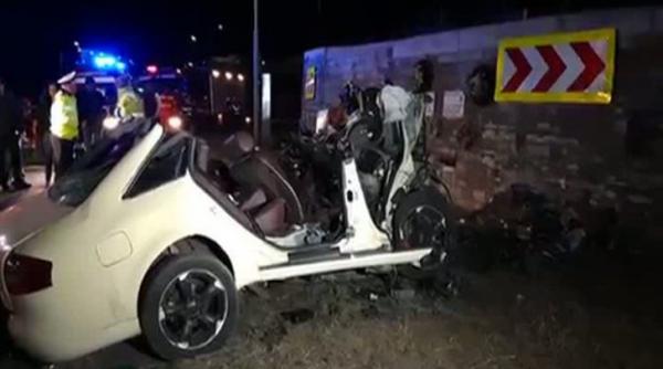 accident teribil la zidul mortii impact nimicitor la 140 de km ora soferul nu a supravietuit