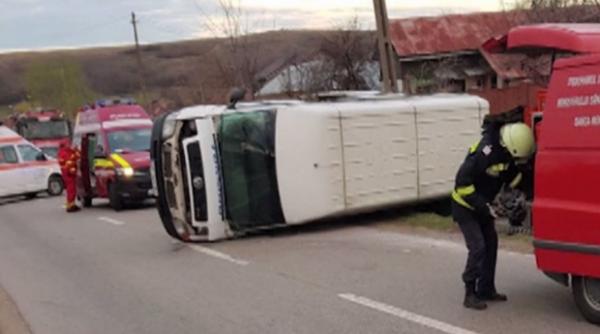 accident grav de microbuz in olt a fost deschis dosar de cercetare penala