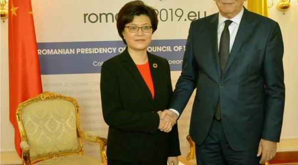 noul ambasador al chinei si a prezentat scrisorile de acreditare la ministerul de externe