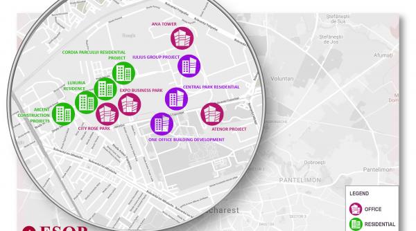 in zona expozitiei se anunta proiecte care vor totaliza spatii de birouri de peste 200 000 mp si peste 3 000 locuinte in urmatorii cinci ani