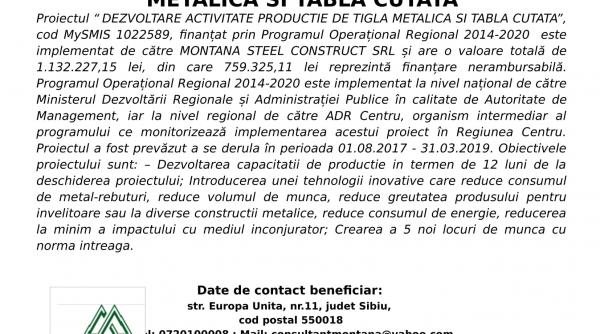 anunt de presa incheiere proiect