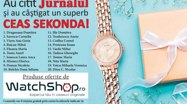 au citit jurnalul si au castigat un superb ceas sekonda