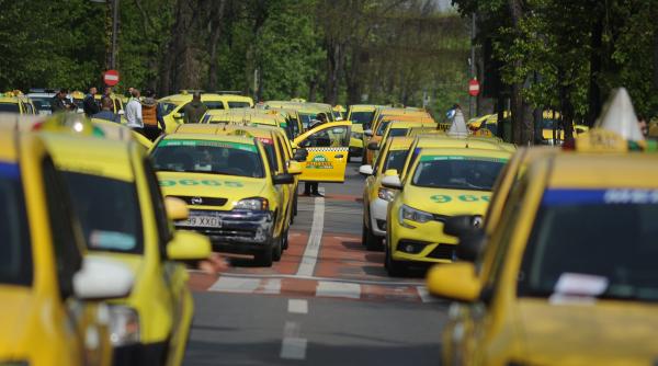 haos si incidente la protestul taximetristilor