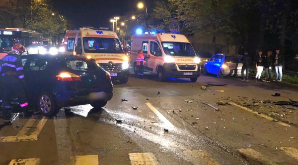 accident grav in constanta patru tineri au fost raniti dupa ce doua autoturisme au intrat in coliziune