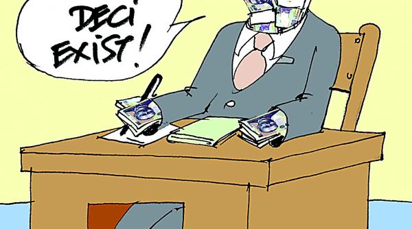 din 3 lei incasati la buget unul merge in salarii