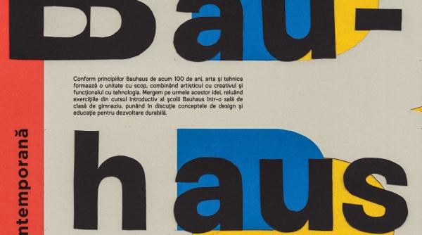 100 de ani de bauhaus elevi din targu ocna refac exercitiile originale ale celei mai influente scoli de arta arhitectura si design din secolul xx