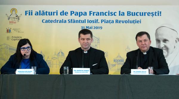 din nou despre evenimentul papa la bucuresti