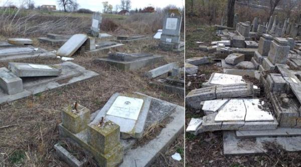 trei minori principalii suspecti pentru distrugerea unui cimitir evreiesc din husi