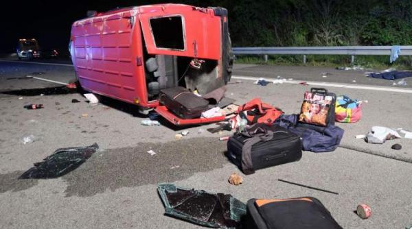 accident mortal cu romani pe o autostrada din germania