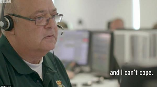 video apel dramatic la politie surprins de bbc