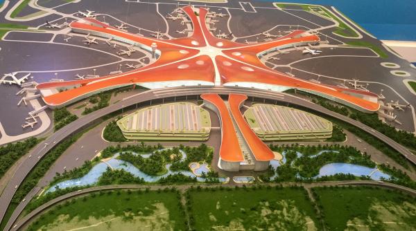 zboruri de test pe noul aeroport gigant din beijing