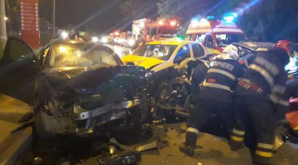 accident teribil in medias o persoana a murit si alte trei au fost ranite