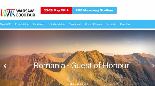 romania invitat de onoare al targului de carte de la varsovia