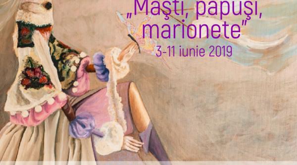 expozitia masti papusi marionete de carmen olteanu la sala mare a icr