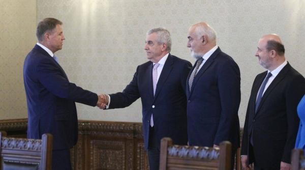 au inceput discutiile presedintelui klaus iohannis cu delegatia alde