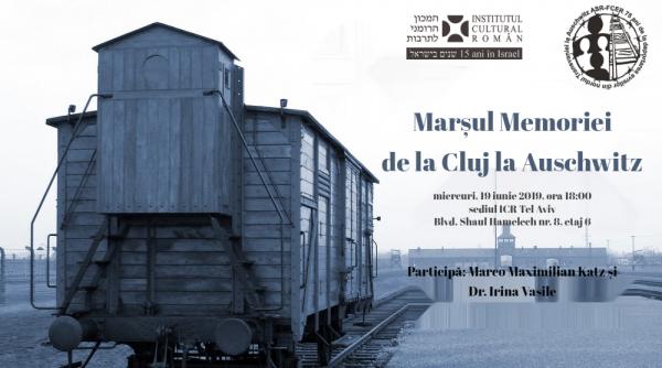 simpozion dedicat marsului memoriei de la cluj la auschwitz la sediul icr tel aviv