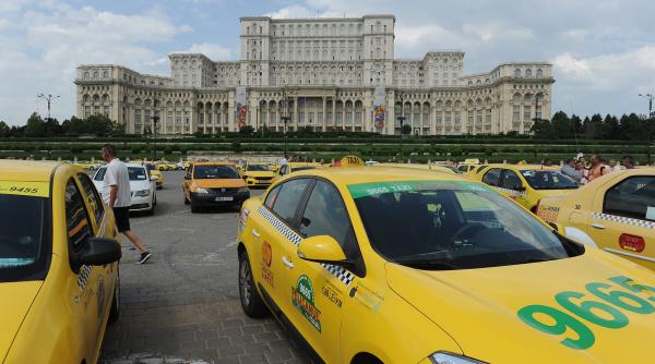 taximetristii din nou in strada