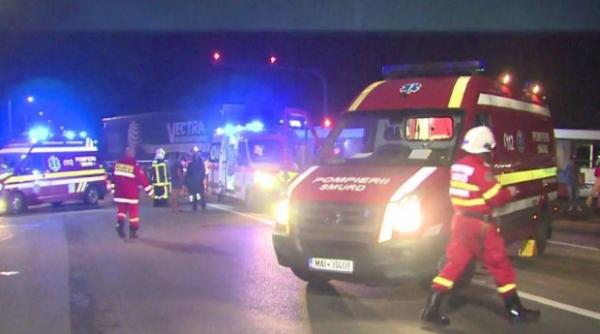 grav accident in zona industriala a aradului