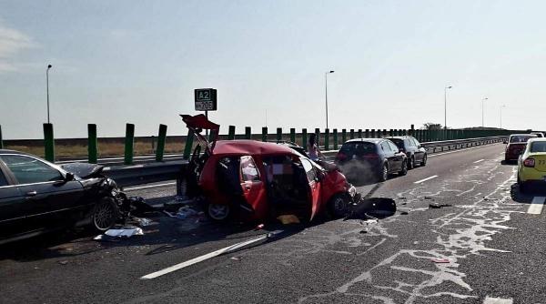 accident grav pe autostrada soarelui patru persoane intre care un copil de 11 ani au fost ranite
