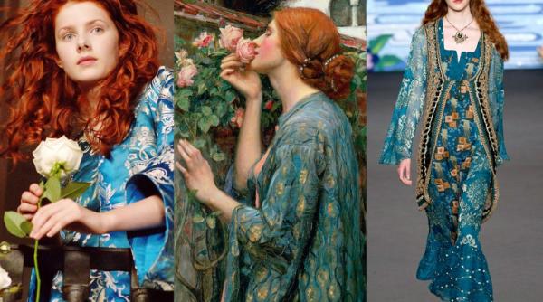 roscate de vis au inspirat pictura prerafaelita dar si moda actuala
