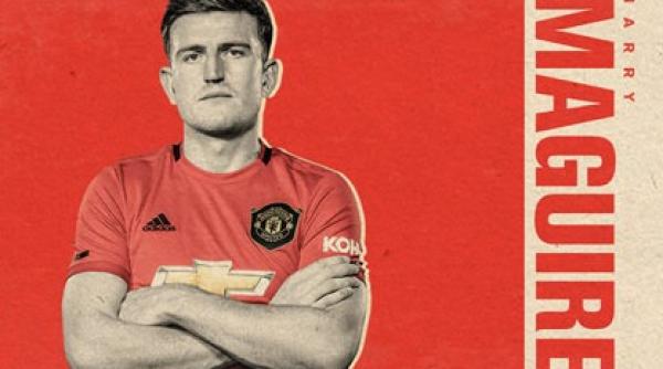fundasul britanic harry maguire va evolua la manchester united in urmatoarele sase sezoane
