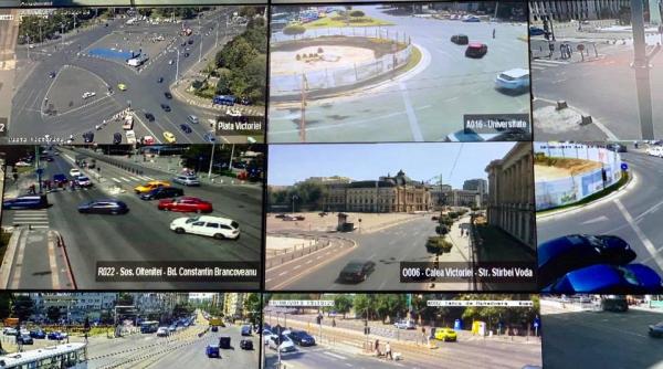 gabriela firea a fost la politia locala unde evenimentele publice sunt monitorizate pe mai multe ecrane