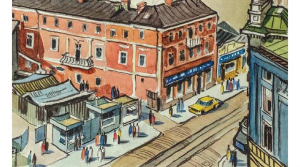 vernisajul expozitiei curiozitati arhitectonice bucurestene gheorghe leahu expune acuarela la muzeul dr nicolae minovici