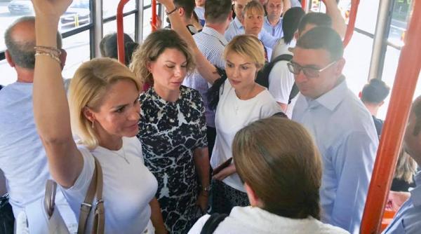 gabriela firea asa cum am promis s a reluat circulatia tramvaiului 41 inainte de inceperea noului an scolar