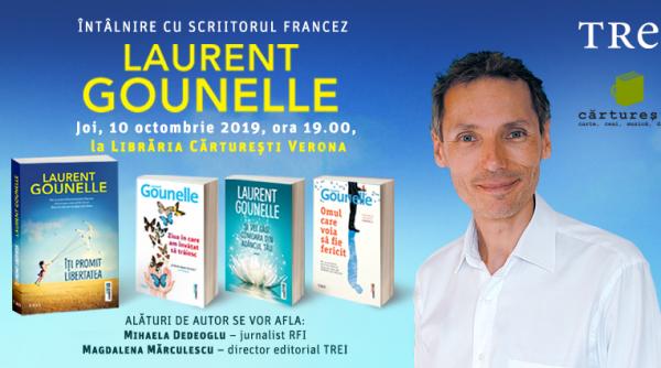 scriitorul francez laurent gounelle si a lansat la bucuresti cel de al patrulea roman iti promit libertatea