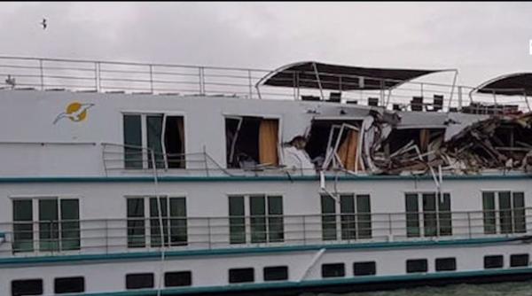 trei persoane au fost ranite in urma unui accident naval pe dunare