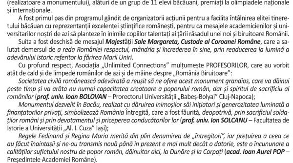 bacau cu dragoste pentru viitor vitejii romaniei biruitoare judetul bacau in razboiul intregirii nationale