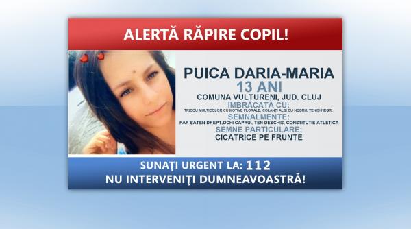 o fata de 13 ani din cluj a fost rapita suspectul are 27 de ani