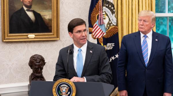 seful pentagonului spune ca se discuta pastrarea unor trupe americane in nordul siriei