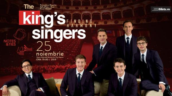 the king s singers prezinta finding harmony in concert extraordinar la opera nationala romana din cluj napoca