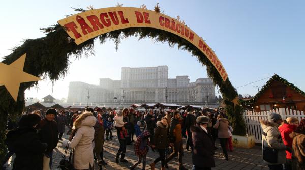 targul de craciun va fi deschis joi in capitala iluminatul festiv va da startul sarbatorilor de iarna