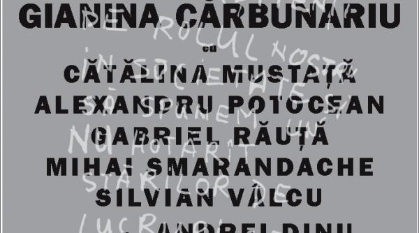 tipografic majuscule un spectacol de gianina carbunariu