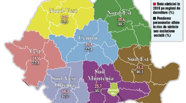 1 din 5 romani care merg la munca este sarac cu salariu