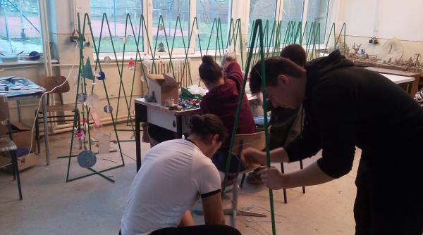 padurea urbana de brazi altfel si spectacol cu gasca zurli