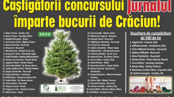 castigatorii concursului jurnalul imparte bucurii de craciun