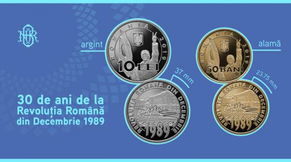 bnr lanseaza mai multe monede cu tema 30 de ani de la revolutia din decembrie 1989