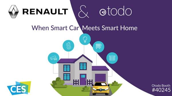 tehnologie renault automobile conectate cu casa