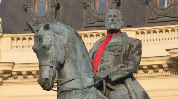 cravata rosie la gatul regelui carol i