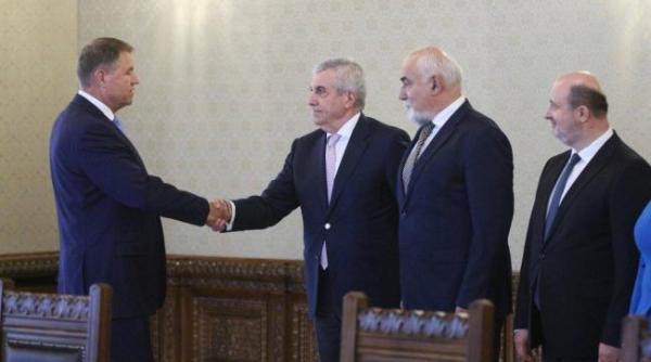 au inceput discutiile presedintelui klaus iohannis cu delegatia alde