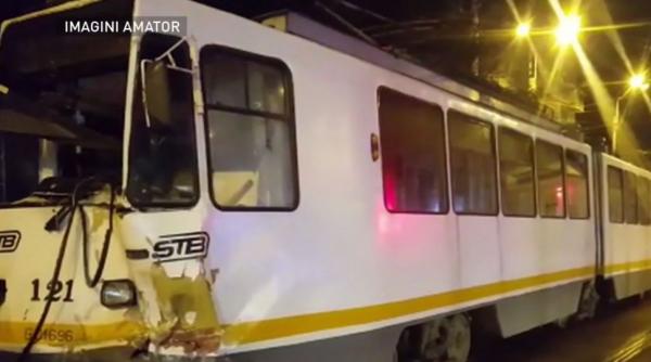 accident grav in capitala doua tramvaie s au ciocnit cinci persoane au fost ranite